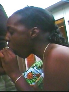 2 Black Guys Pound Hard Black Bitch Outdoors