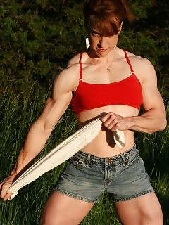 Bodybuilder Girls Nasty Ebony