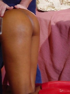 Black Beauty Riding Big White Dick On The Couch