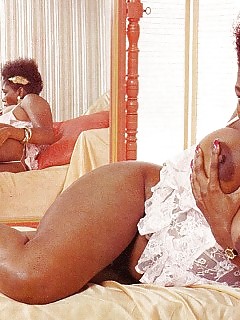 Ebony Vintage Cuties Ebony Gangbang