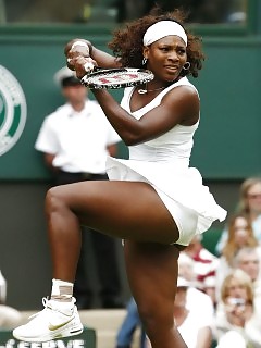 Sexy Girls Tennis Ebony Hardcore