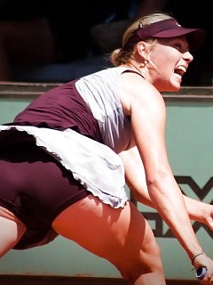 Sexy Girls Tennis Ebony Hardcore