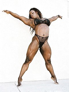 Muscle Black Women Ebony School Girl