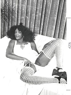 Ebony In Stockings Naked Black