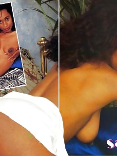 Ebony Vintage Cuties Skinny Black Girls