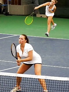 Sexy Girls Tennis Submissive Ebony