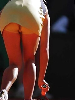 Sexy Girls Tennis Ebony Wood