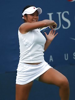 Sexy Girls Tennis Blond Ebony