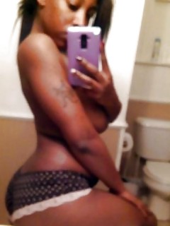 Nasty Ebony Self Black Girl Masturbating